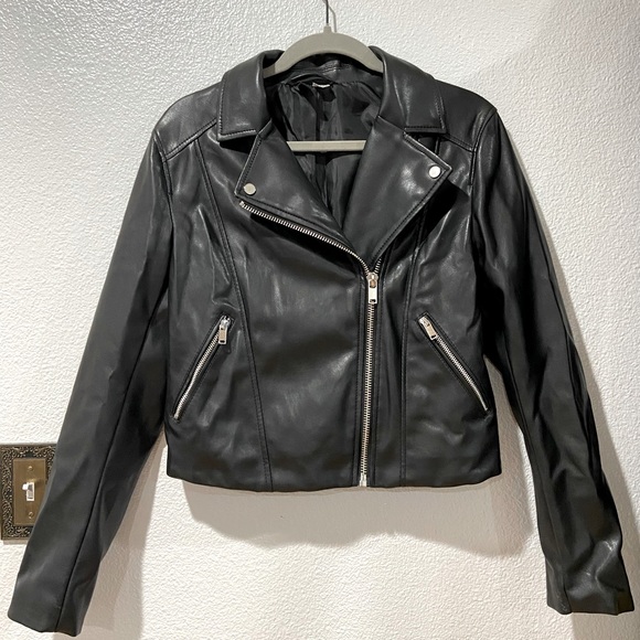 H&M Jackets & Coats Leather Jacket Poshmark